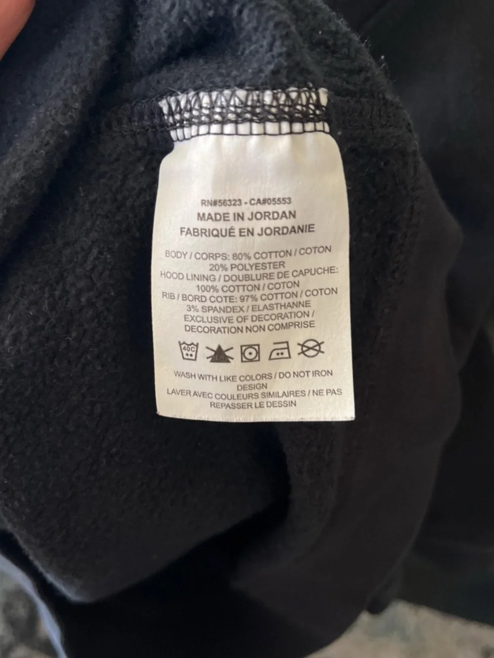 Nike Hoodie Black Paneled Hood Sportswear Club Big Kids’ Pullover Youth Large